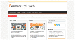 Desktop Screenshot of formateurduweb.fr
